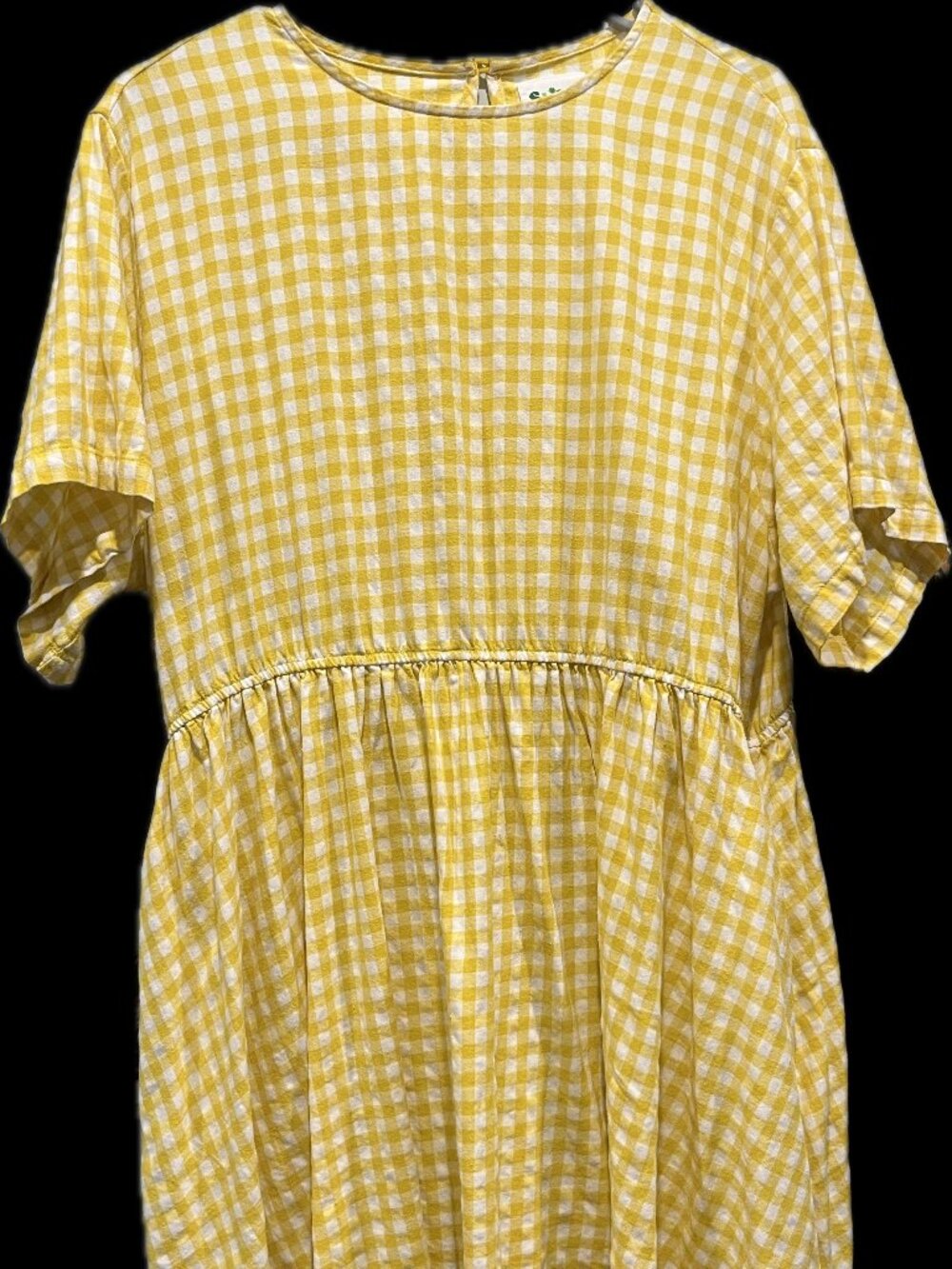 Shiny By Nature Gingham Dress